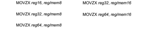 MOVZX